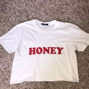 NASTY GAL HONEY T-SHIRT